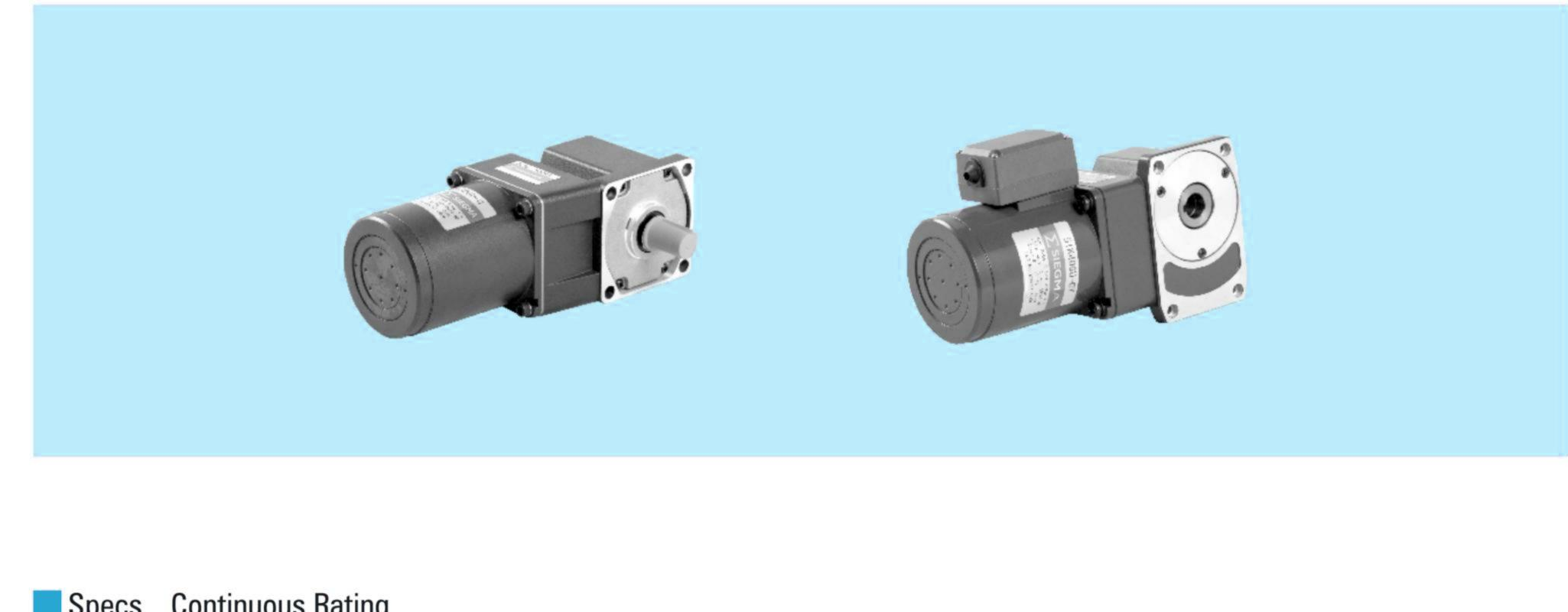 40W AC right-angle gearmotor pair