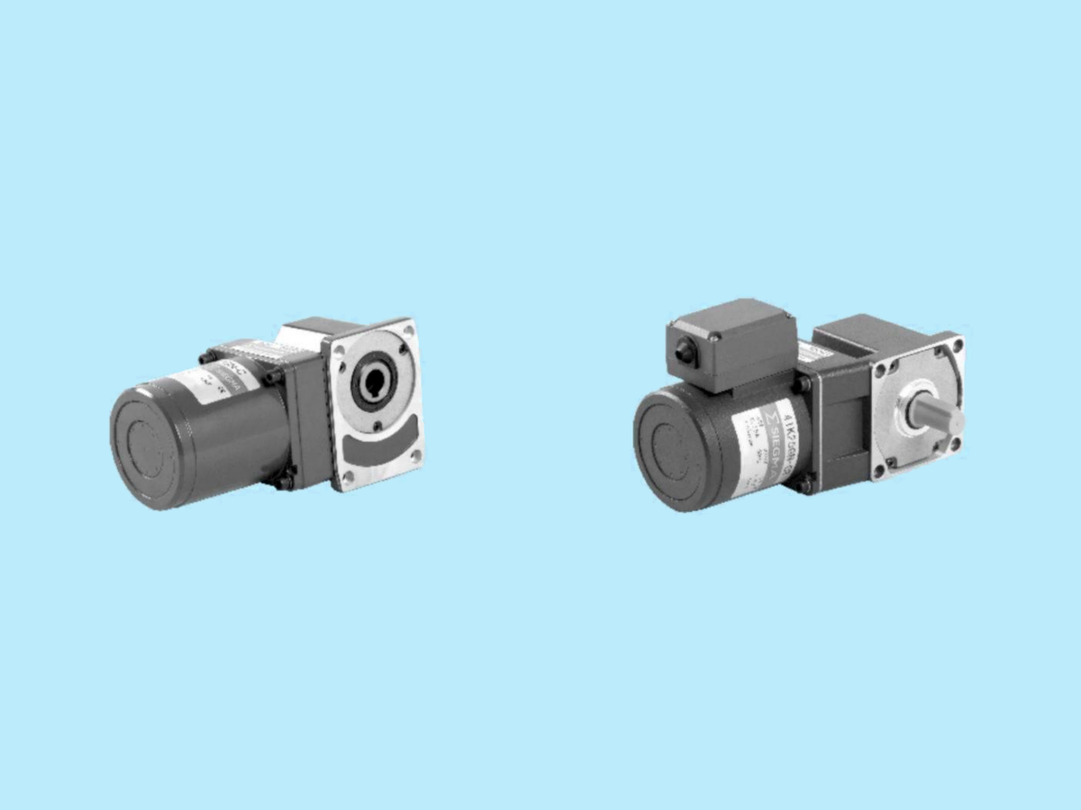 25W 80mm AC right-angle gearmotor pair