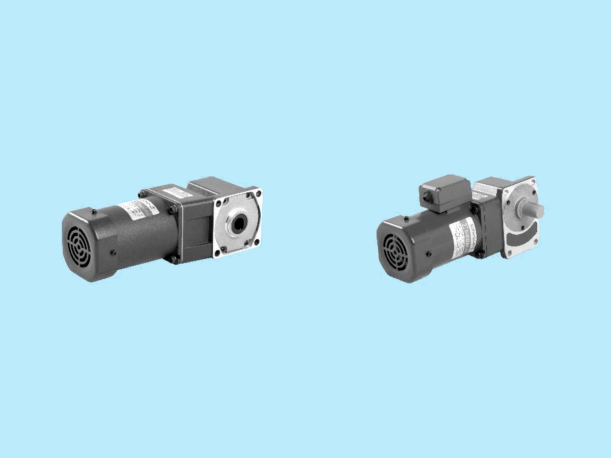 90W 90mm AC right-angle gearmotor pair